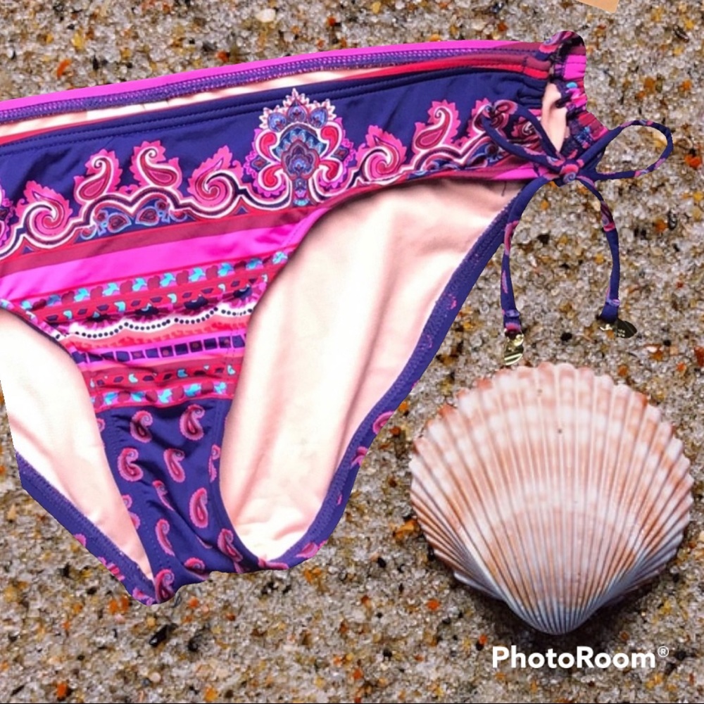 CLEARANCE ~ Cremieux Bright Paisley Bikini Bottom